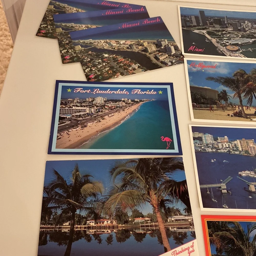 Vintage 90’s Florida Phil Mattes Post Card Shoppe POST CARDS set of 11 New